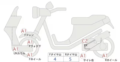 Honda X-ADV лот № 00082 оценка 4  с аукциона в Японии 0