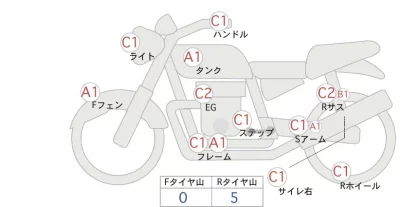Honda SHADOW CLASSIC 400 лот № 02073 оценка 4  с аукциона в Японии 0