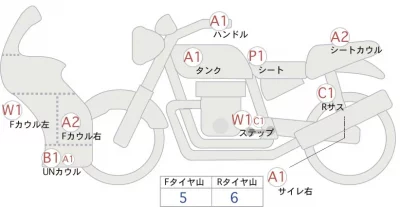 Honda CBR250RR ABS лот № 02071 оценка 4  с аукциона в Японии 0