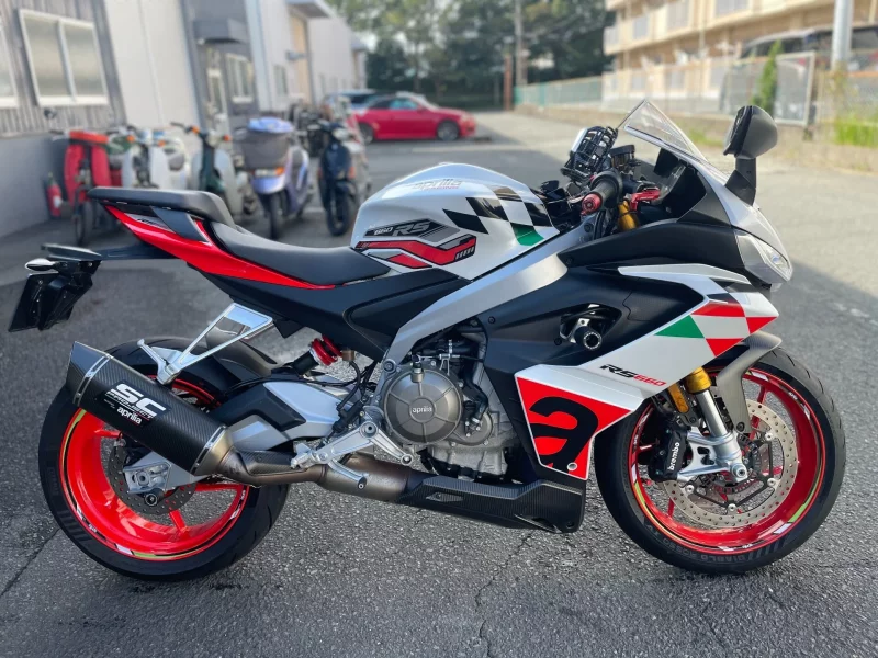 Aprilia  RS660 лот № 04127 оценка 4  с аукциона в Японии