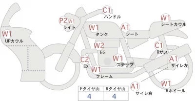 Triumph  SPEED TRIPLE R лот № 04154 оценка 4  с аукциона в Японии 0