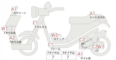 BMW  C400X лот № 00105 оценка 4  с аукциона в Японии 0
