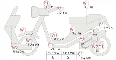 Honda PHASE лот № 00180 оценка 4  с аукциона в Японии 0