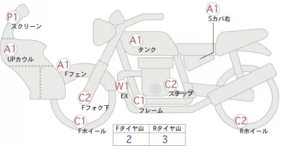 Harley-Davidson HARLEY FLHX1580 лот № 00199 оценка 4  с аукциона в Японии 0