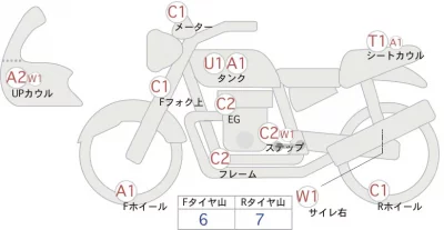 Kawasaki ZRX1100 лот № 00202 оценка 4  с аукциона в Японии 0