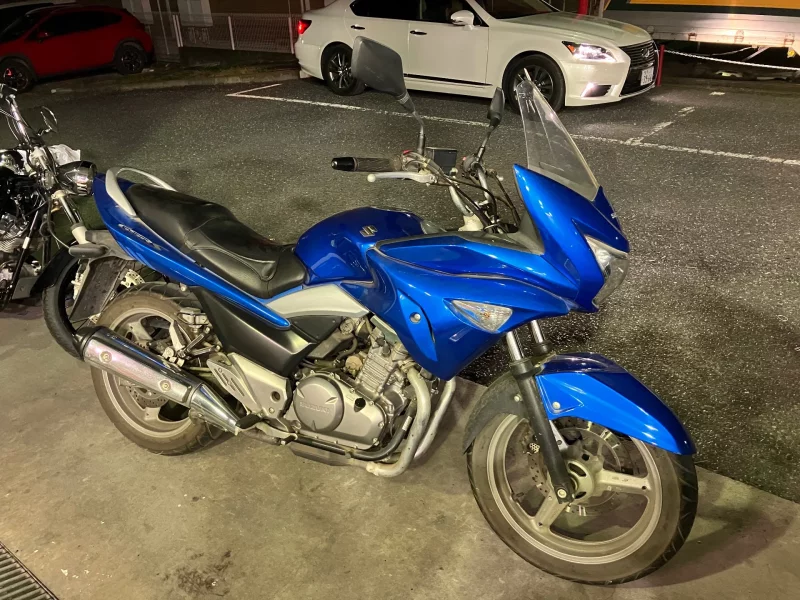 Suzuki GSR250 лот № 00209 оценка 4  с аукциона в Японии