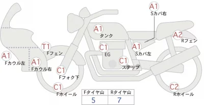 Harley-Davidson HARLEY FLHTCU лот № 00250 оценка 4  с аукциона в Японии 0