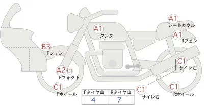 Harley-Davidson HARLEY FLHTCU лот № 02245 оценка 4  с аукциона в Японии 0