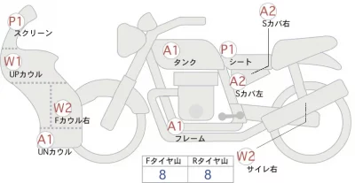 Yamaha YZF-R25 лот № 04354 оценка 4  с аукциона в Японии 0