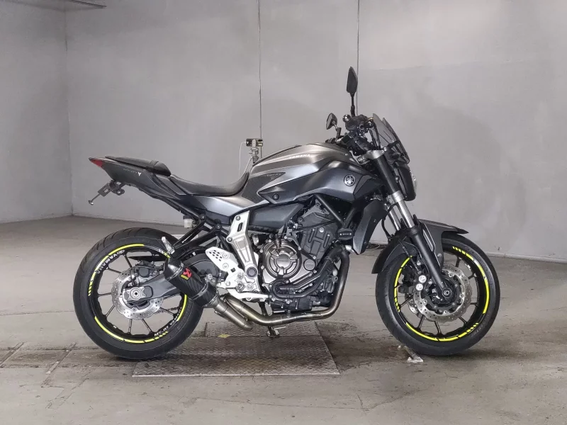Yamaha MT-07 лот № 5472 оценка 4  с аукциона в Японии