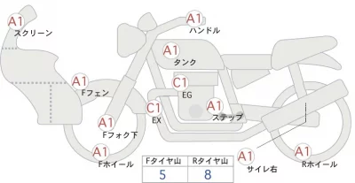 Honda NC750X лот № 00140 оценка 4  с аукциона в Японии 0