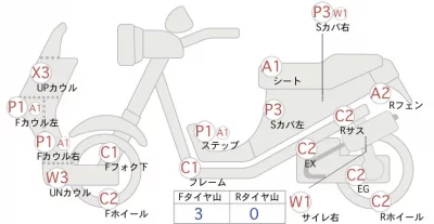 Honda CBR1000RR-R FB SP лот № 04154 оценка 4  с аукциона в Японии 0