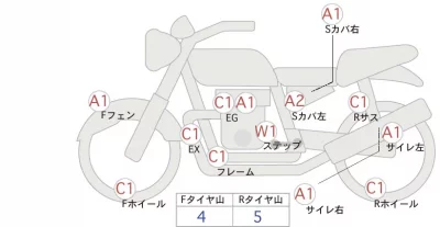 Kawasaki W800 STREET лот № 06164 оценка 4  с аукциона в Японии 0