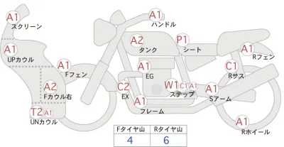 Honda CBR250RR ABS лот № 06188 оценка 4  с аукциона в Японии 0