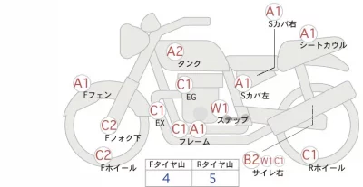 Yamaha DRAGSTAR1100 CLASSIC лот № 00301 оценка 4  с аукциона в Японии 0