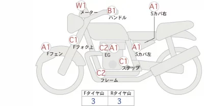 Triumph  STREET TRIPLE RS лот № 02243 оценка 4  с аукциона в Японии 0