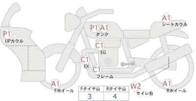 Yamaha YZF-R3 ABS лот № 00357 оценка 4  с аукциона в Японии 0