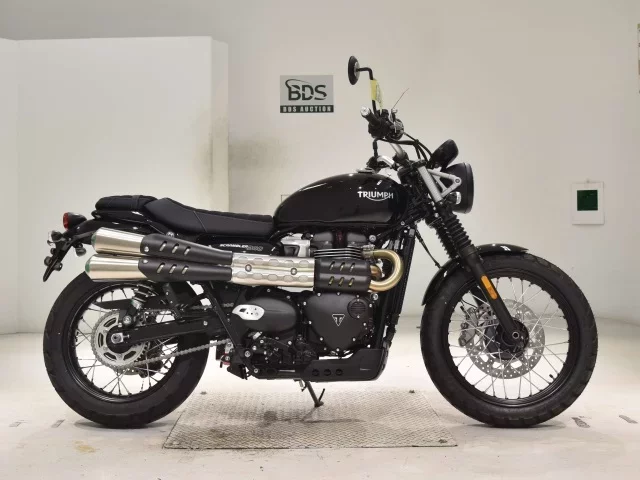 Triumph  SCRAMBLER лот № 0472 оценка 9  с аукциона в Японии