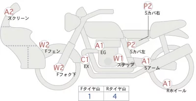 Yamaha NIKEN лот № 02034 оценка 4  с аукциона в Японии 0