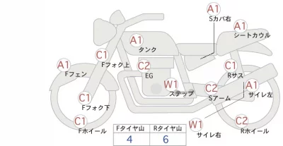 Suzuki INTRUDER 750 лот № 00251 оценка 4  с аукциона в Японии 0