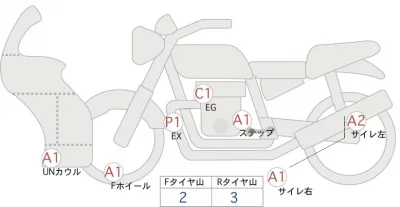 Kawasaki Ninja 1000 ABS лот № 02204 оценка 4  с аукциона в Японии 0