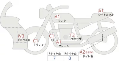 Suzuki Hayabusa лот № 02272 оценка 4  с аукциона в Японии 0