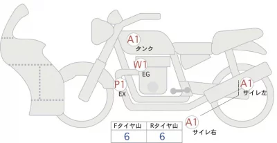 Yamaha FJR1300AS лот № 04390 оценка 5  с аукциона в Японии 0