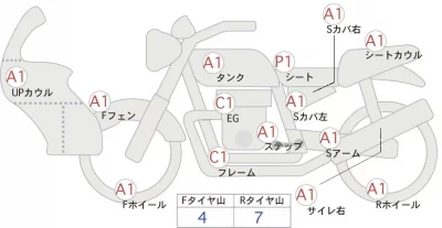 Suzuki KATANA лот № 00032 оценка 4  с аукциона в Японии 0