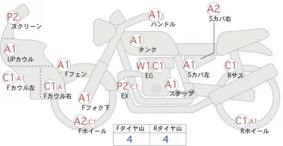 BMW  F800GS лот № 00100 оценка 4  с аукциона в Японии 0