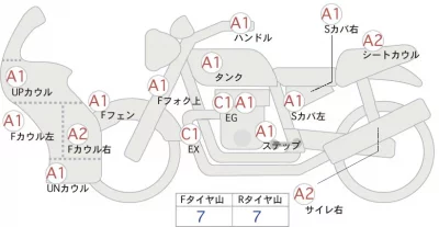 Yamaha YZF-R25 лот № 00126 оценка 4  с аукциона в Японии 0