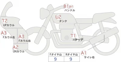 Kawasaki NINJA ZX-6R лот № 02093 оценка 4  с аукциона в Японии 0
