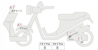 Vespa  GTS300 SUPER лот № 02103 оценка 5  с аукциона в Японии 0