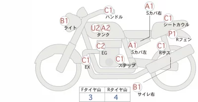 Honda GB350 лот № 00174 оценка 4  с аукциона в Японии 0