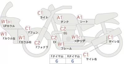 Harley-Davidson HARLEY FLHTCU1580-1690 лот № 00194 оценка 4  с аукциона в Японии 0