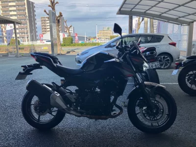 Kawasaki Z400  с аукциона в Японии