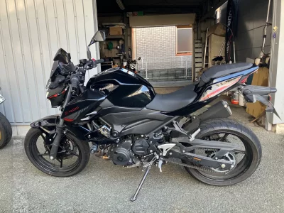 Kawasaki Z400  с аукциона в Японии