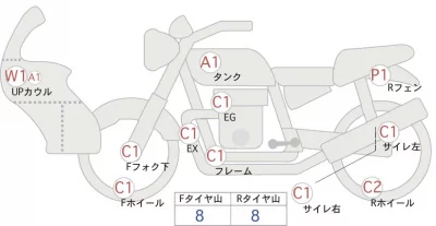Harley-Davidson HARLEY FLHTCU1690 лот № 00247 оценка 4  с аукциона в Японии 0