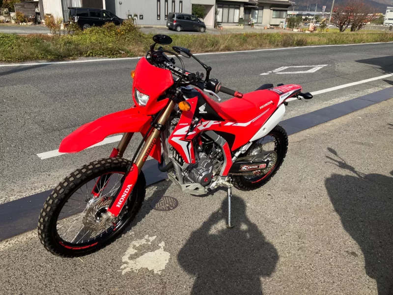 Honda CRF250L лот № 04308 оценка 4  с аукциона в Японии