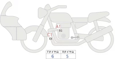 Honda CRF250L лот № 04309 оценка 4  с аукциона в Японии 0
