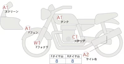 Suzuki V STROM 250ABS лот № 04316 оценка 4  с аукциона в Японии 0