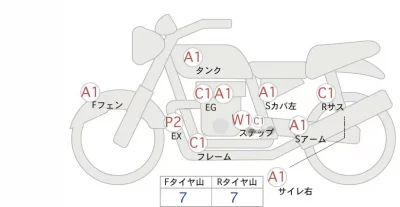Honda GB350 лот № 04387 оценка 4  с аукциона в Японии 0
