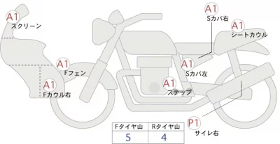 Honda CRF250 RALLY лот № 04394 оценка 4  с аукциона в Японии 0