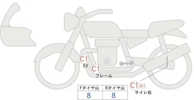 Suzuki V STROM SX лот № 04416 оценка 5  с аукциона в Японии 0