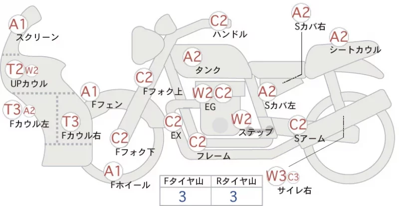 Yamaha 6 лот № 00046 оценка 4  с аукциона в Японии