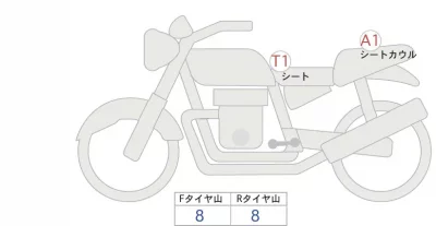 Honda REBEL 250 ABS лот № 02042 оценка 4  с аукциона в Японии 0