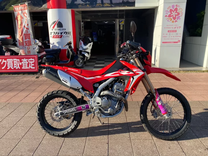 Honda CRF250L лот № 02085 оценка 4  с аукциона в Японии