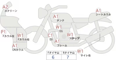 Suzuki GSX-S1000 лот № 00123 оценка 4  с аукциона в Японии 0