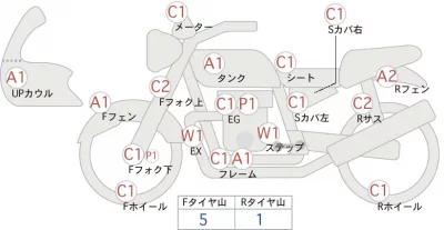 Harley-Davidson HARLEY XG750 лот № 00308 оценка 4  с аукциона в Японии 0