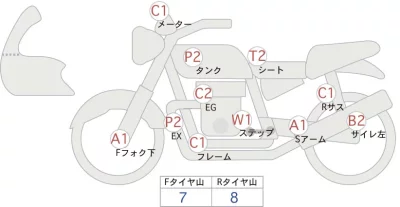 Other BUELL WHITE LIGHTNING S1W лот № 00130 оценка 4  с аукциона в Японии 0