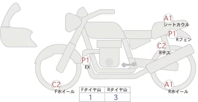 Suzuki SV650 ABS лот № 02094 оценка 4  с аукциона в Японии 0